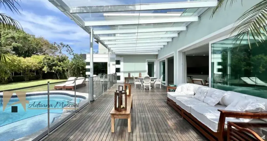 Imperdível residência de luxo em jurerê internacional, florianópolis-sc: 7 quartos, 6 suítes, 3 salas, 8 banheiros, 4 vagas, 573m².