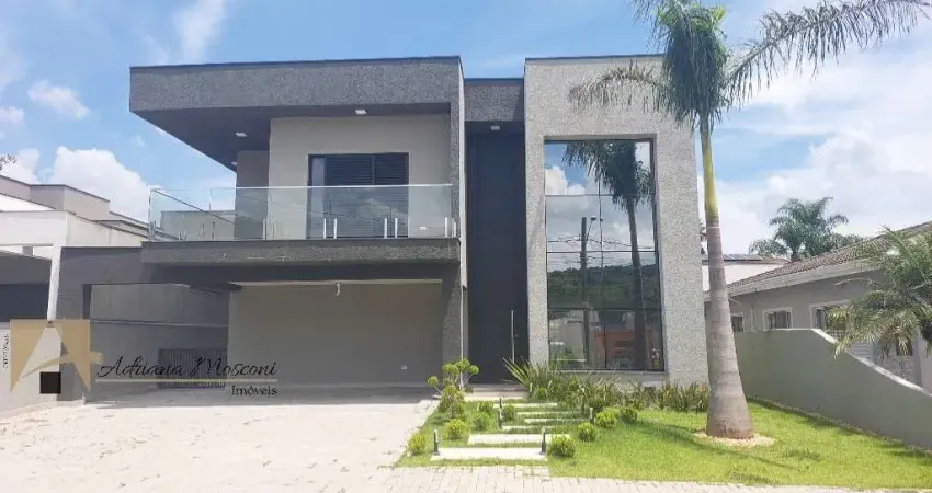 Espetacular sobrado de luxo com 4 suítes no parque residencial shambala ii em atibaia-sp