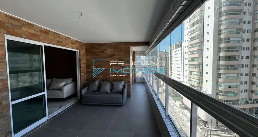 Apartamento com 3 dorms, Aviação, Praia Grande - R$ 1.25 mi, Cod: 3511