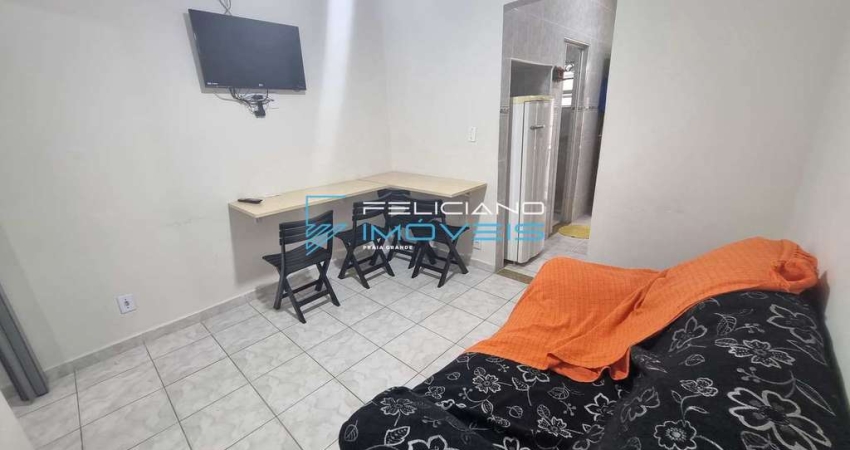 Kitnet com 1 quarto, Mirim, Praia Grande - R$ 212 mil, Cod: 5476