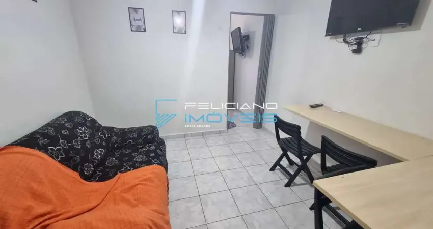 Kitnet com 1 quarto, mirim, praia grande - r$ 212 mil, cod: 5476