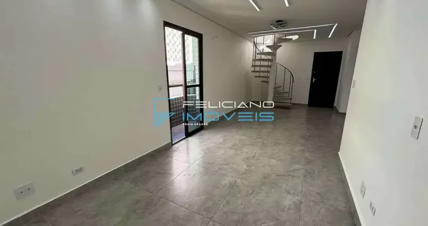 Cobertura com 3 quartos, canto do forte, praia grande - r$ 1.05 mi, cod: 5855