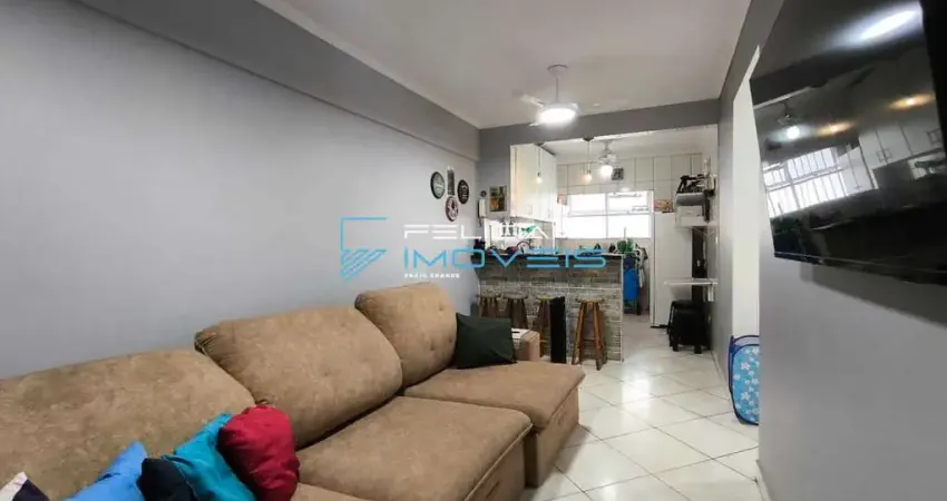 Apartamento com 1 quarto, canto do forte, praia grande - r$ 329 mil, cod: 5866