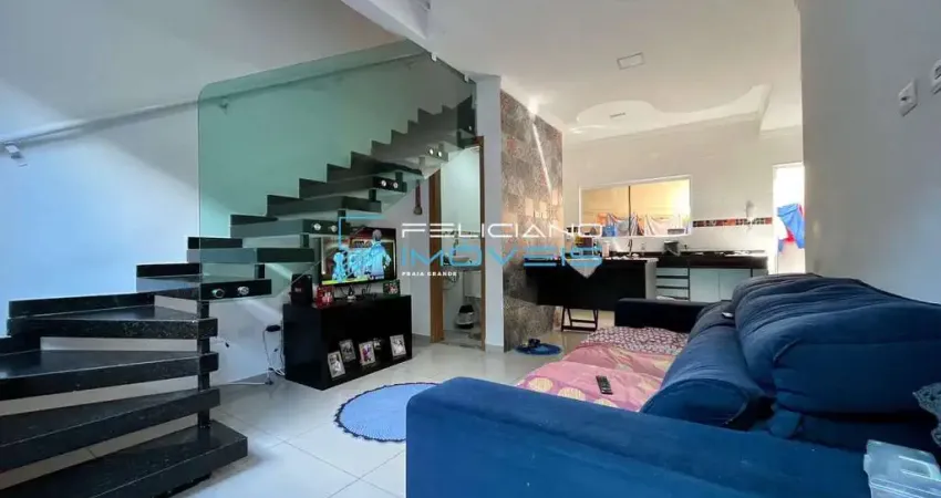 Casa com 3 quartos, Balneário Maracanã, Praia Grande - R$ 300 mil, Cod: 6142