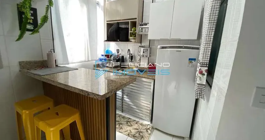 Kitnet com 1 quarto, canto do forte, praia grande - r$ 243 mil, cod: 6560