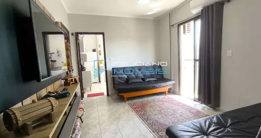 Apartamento com 1 quarto, canto do forte, praia grande - r$ 350 mil, cod: 6696