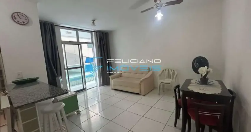 Apartamento com 1 quarto, Balneário Maracanã, Praia Grande - R$ 299 mil, Cod: 6955