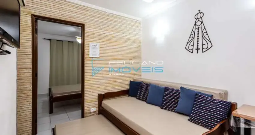 Kitnet com 1 quarto, Canto do Forte, Praia Grande - R$ 240 mil, Cod: 6970