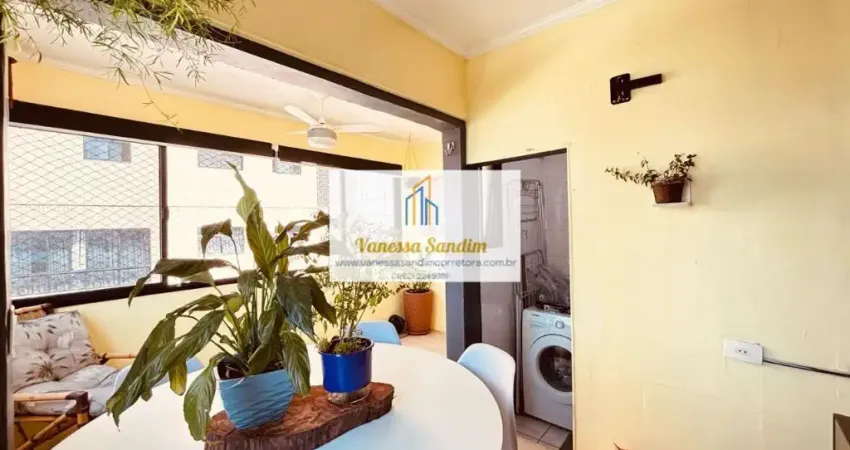 Apartamento 2 dormitórios, suíte, vista mar, garagem fechada