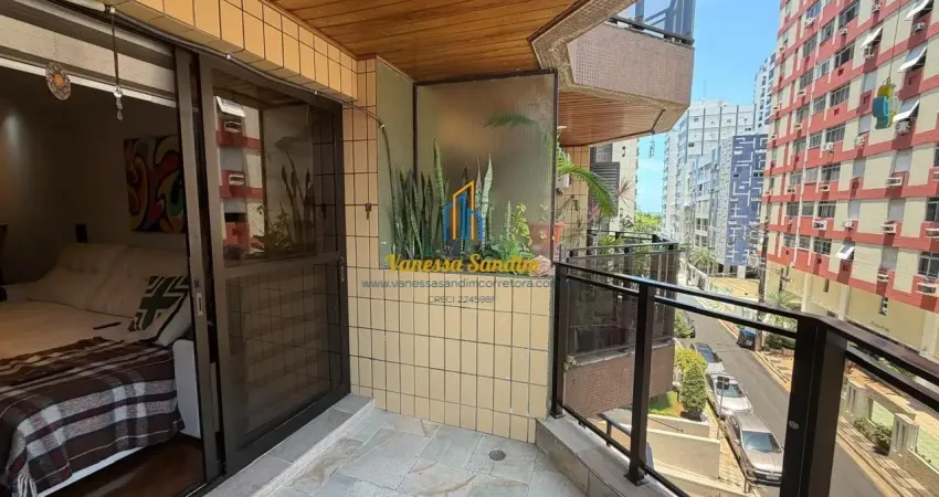 Apartamento na quadra da praia, em santos, com 2 dormitórios, elevador, vaga e lazer