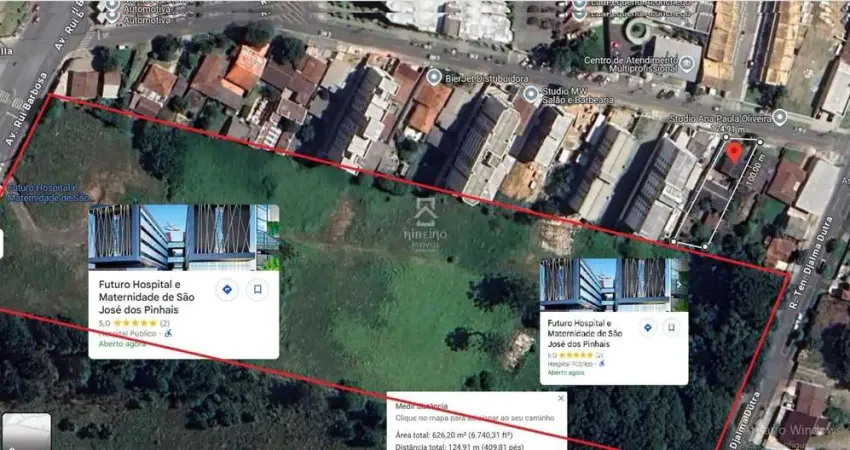 Terreno à venda na Rua Brigadeiro Arthur Carlos Peralta, 173, Bom Jesus, São José dos Pinhais