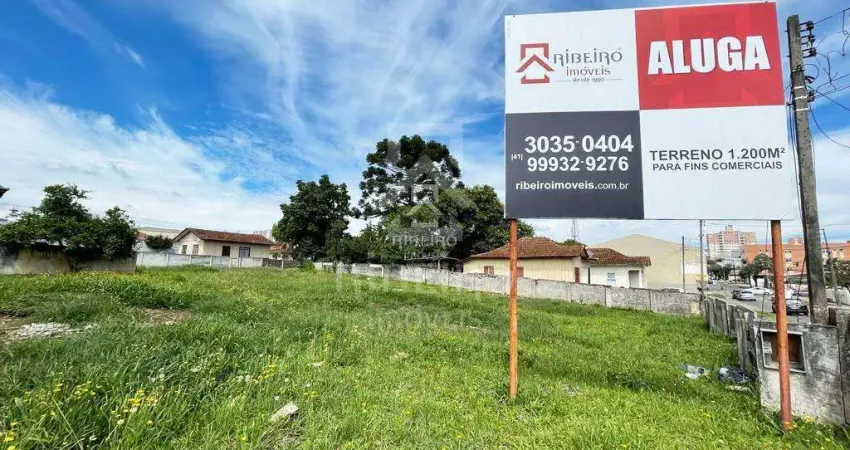 Terreno comercial para alugar na Rua Doutor Marcelino Nogueira, Centro, São José dos Pinhais