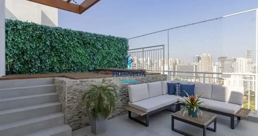 Brooklin Cobertura Mobiliada à Venda 154 m² - 2 suítes - 3 vagas + depósito