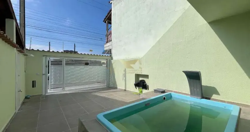 Sobrado com 2 quartos, jussara, mongaguá - r$ 349 mil, cod: 1169