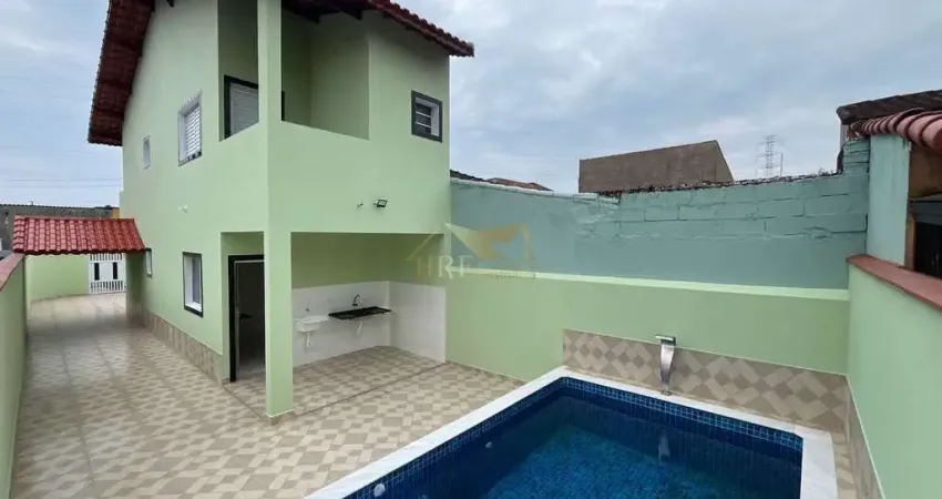 Sobrado com 2 quartos, santa eugênia, mongaguá - r$ 449 mil, cod: 1232