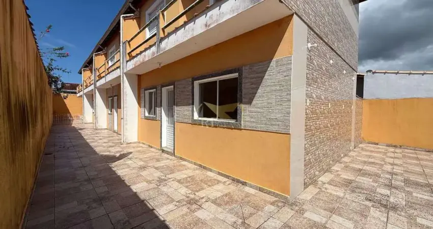 Sobrado de condomínio com 2 quartos, balneário itaguai, mongaguá - r$ 235 mil, cod: 128