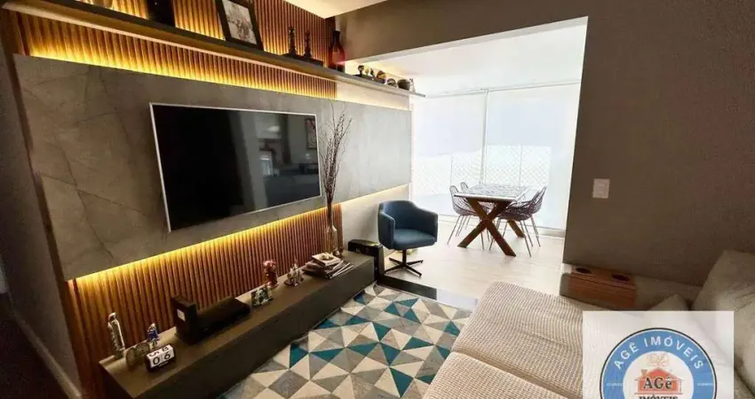 Apartamento com 3 dormitórios 2 suítes, 3 vagas de garagem à venda, 90 m² por R$ 1.250.000 - Ipiranga - São Paulo/SP