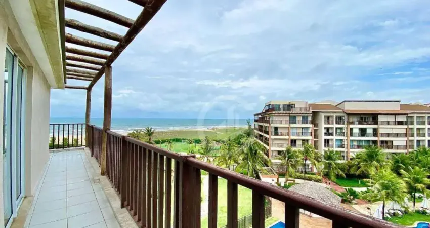 Cobertura Beach Living, vista mar, com 3 dormitórios à venda, 277 m² por R$ 2.000.000 - Porto das Dunas - Aquiraz/CE