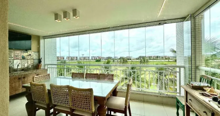 Apartamento no Golf Ville  com 3 dormitórios à venda, 115 m² por R$ 1.490.000 - Porto das Dunas - Aquiraz/CE