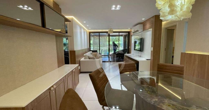 Apartamento com 3 dormitórios à venda, 118 m² por R$ 2.190.000,00 - Porto das Dunas - Aquiraz/CE