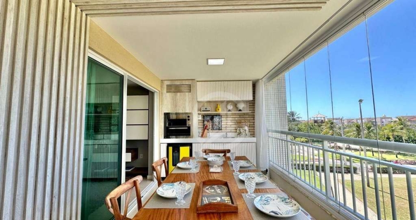 Apartamento no Golf Ville Resort com 3 dormitórios à venda, 102 m² por R$ 1.490.000 - Porto das Dunas - Aquiraz/CE