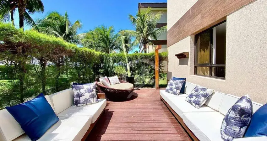 Apartamento mandara garden, com 3 dormitórios à venda, 118 m² por r$ 1.899.000 - porto das dunas - aquiraz/ce