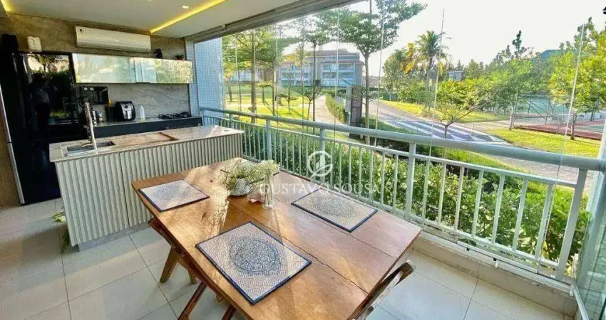 Apartamento no Golf Ville com 3 dormitórios à venda, 102 m² por R$ 1.480.000 - Porto das Dunas - Aquiraz/CE