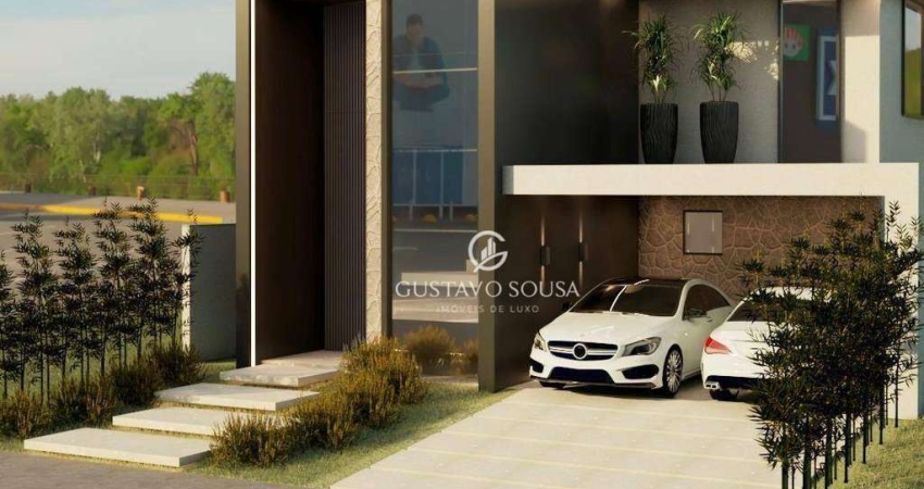 Belíssima Casa com 3 Suítes + Living, 261m2, Cidade Alpha - Eusebio - Ce.  Por Apenas 1.690.000.