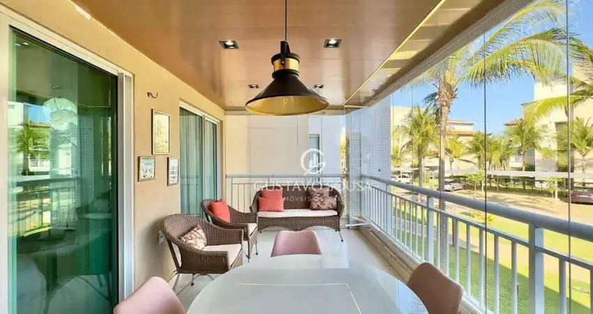 Golf ville resort com 3 dormitórios à venda, 102 m² por r$ 1.450.000 - porto das dunas - aquiraz/ce