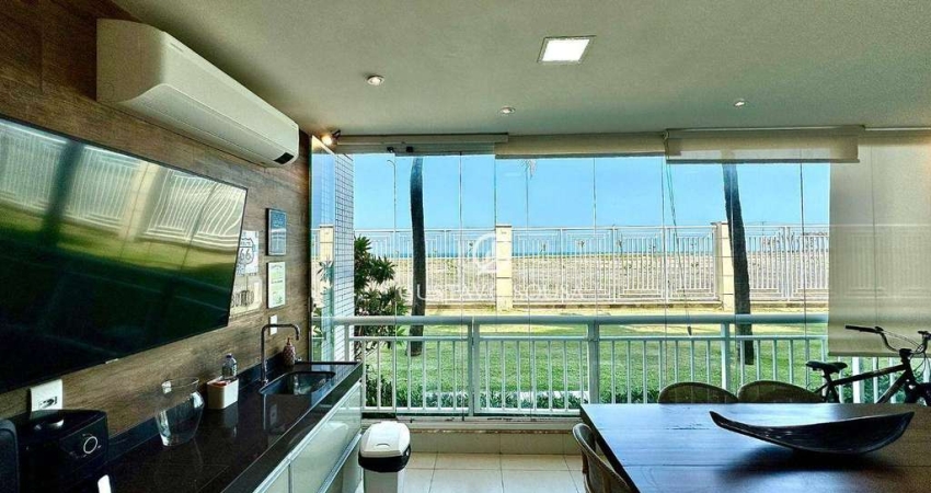 Apartamento no Golf Ville Resort Bloco Frente Mar com 3 dormitórios à venda, 115 m² por R$ 1.750.000 - Porto das Dunas - Aquiraz/CE