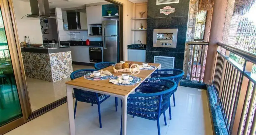 Apartamento no Manhattan Beach Riviera com 3 dormitórios à venda, 101 m² por R$ 1.190.000 - Aquiraz Riviera - Aquiraz/CE