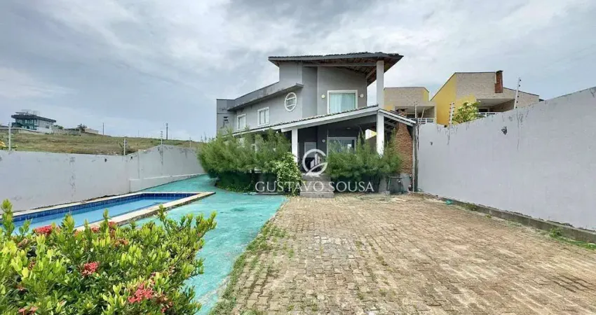 Vendo Casa Duplex no Porto das Dunas Vista Mar, 4 Suítes, 5 Vagas, Varanda, Piscina, churrasqueira, Precinho Pechincha 625.000.