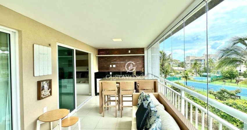 Apartamento no Golf Ville com 3 dormitórios e mais um banheiroà venda, 115 m² por R$ 1.450.000 - Porto das Dunas - Aquiraz/CE