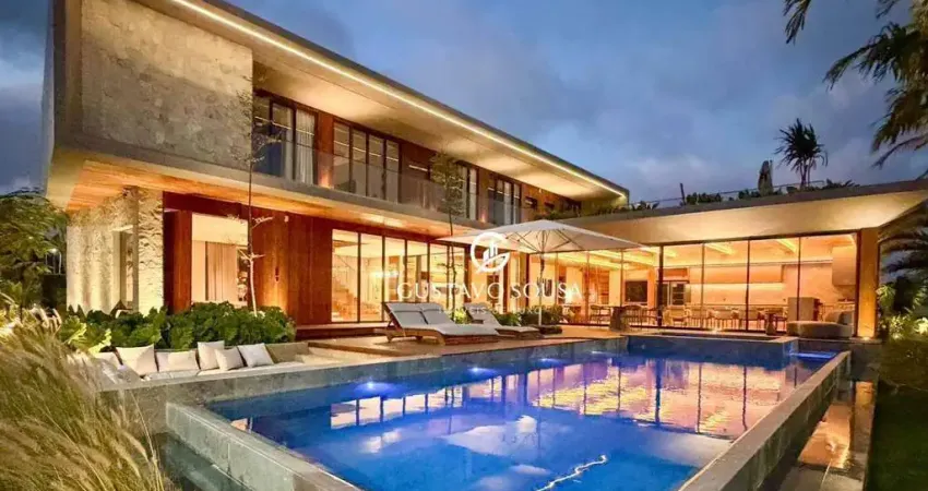 Vert condomínio com 6 dormitórios à venda, 584 m² por r$ 12.500.000 - eusébio