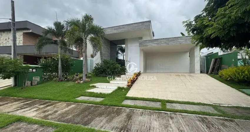 Casa com 3 dormitórios para alugar, 240 m² por R$ 13.000,02/mês - Cidade Alpha - Eusébio/CE
