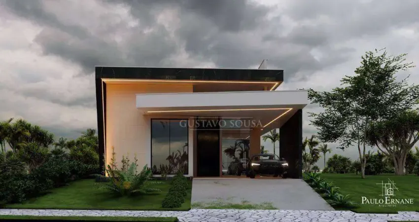 Casa com 3 dormitórios à venda, 200 m² por R$ 1.300.000,00 - Cidade Alpha - Eusébio/CE