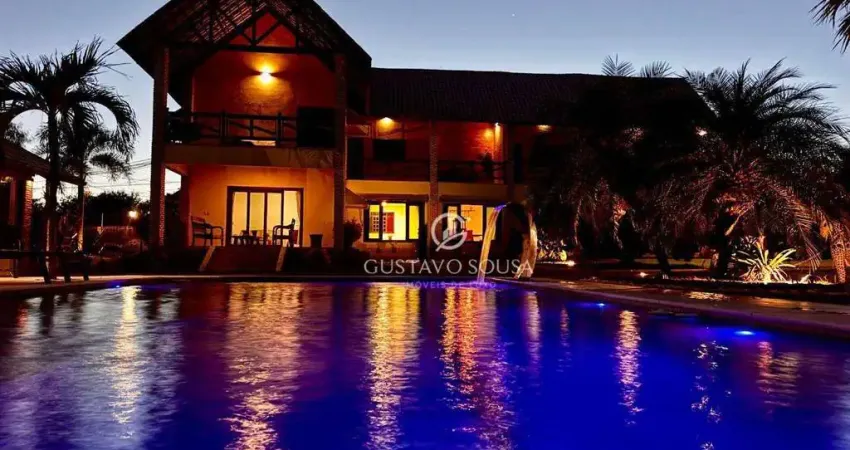 Casa com 6 dormitórios à venda por r$ 4.900.000 - cascavel/ce