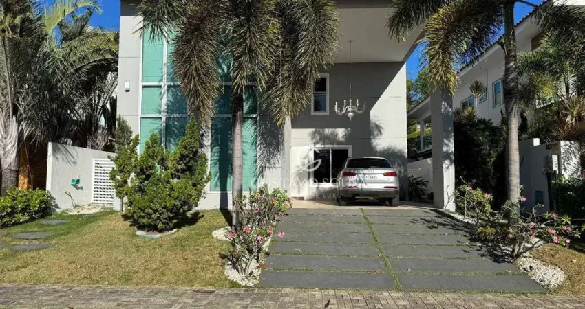 Casa com 5 dormitórios para alugar, 330 m² por r$ 17.000,00/mês - jardins ibiza - eusébio/ce