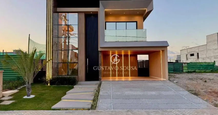 Casa com 4 dormitórios à venda, 240 m² por r$ 1.690.000,00 - cidade alpha - eusébio/ce