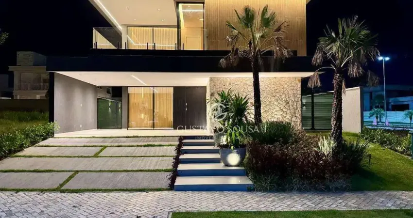 Casa com 4 dormitórios à venda, 309 m² por r$ 2.500.000,00 - cidade alpha - eusébio/ce