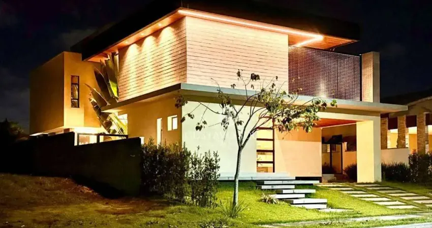Casa com 4 dormitórios à venda, 395 m² por r$ 3.750.000,00 - cidade alpha - eusébio/ce