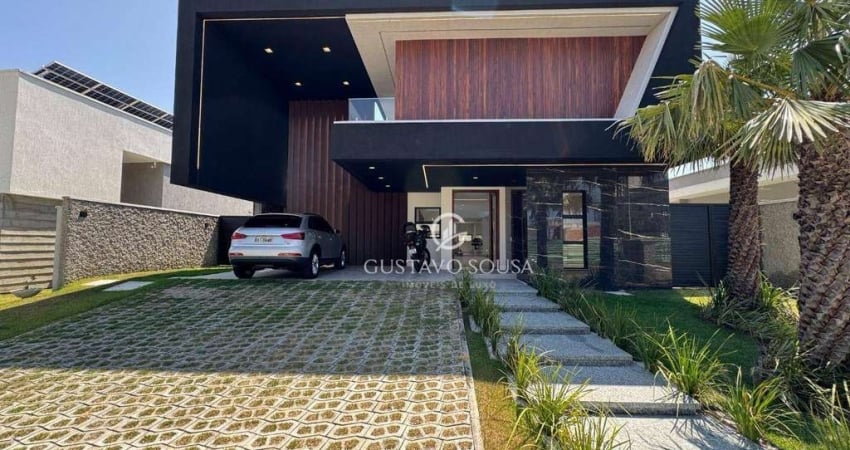 Casa com 4 dormitórios à venda, 318 m² por r$ 2.690.000,00 - cidade alpha - eusébio/ce