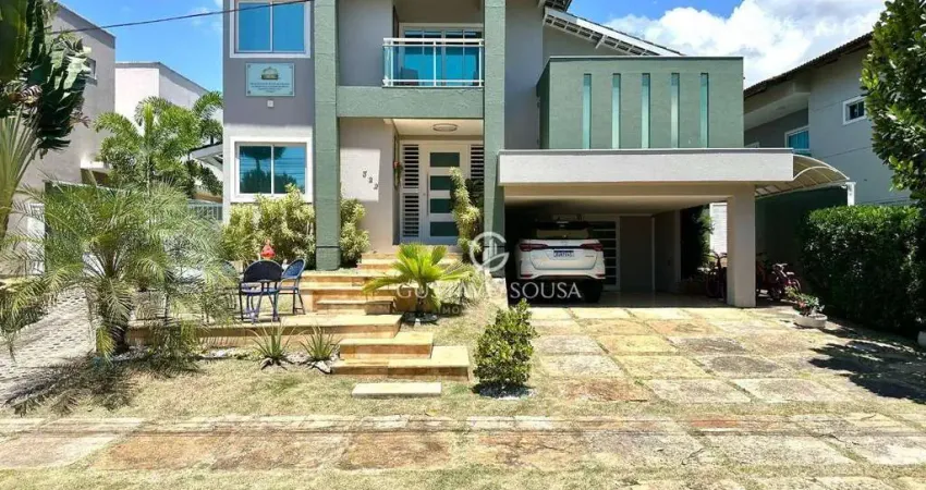 Casa no alphaville eusébio com 4 dormitórios à venda, 265 m² por r$ 2.200.000 - alphaville eusébio - eusébio/ce