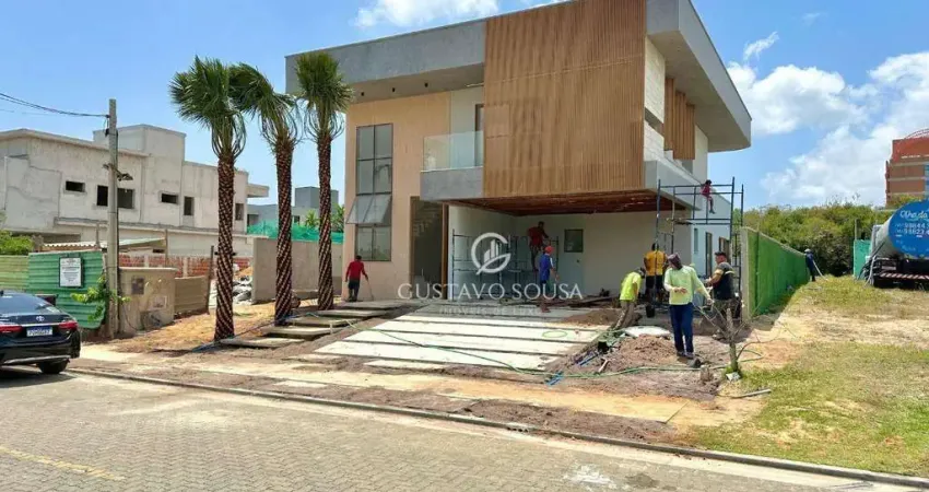 Alphaville ceará com 4 dormitórios à venda, 370 m² por r$ 4.500.000 - cidade alpha - eusébio/ce