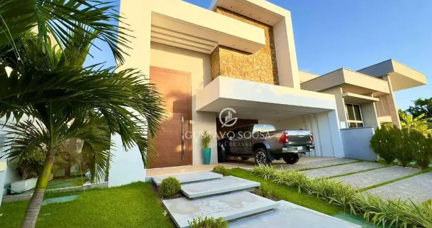 Casa com 4 dormitórios à venda, 364 m² por r$ 3.240.000,00 - jardins ibiza - eusébio/ce