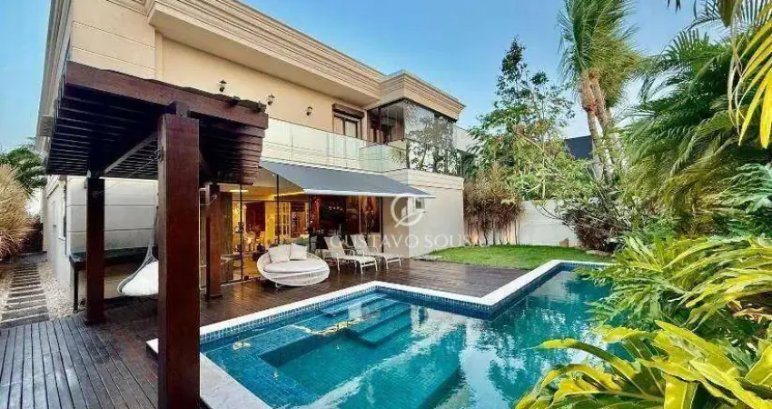 Casa com 5 dormitórios à venda, 450 m² por r$ 5.900.000 - alphaville fortaleza