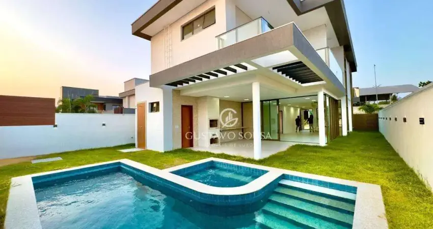 Vert natureza, casa de alto padrao com acabamento premium - eusebio, 5 quartos por r$ 2.700.000,00