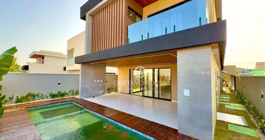 Cidade alpha, terras alpaville. casa com acabamento premium com 4 suítes por r$ 1.980.000,00