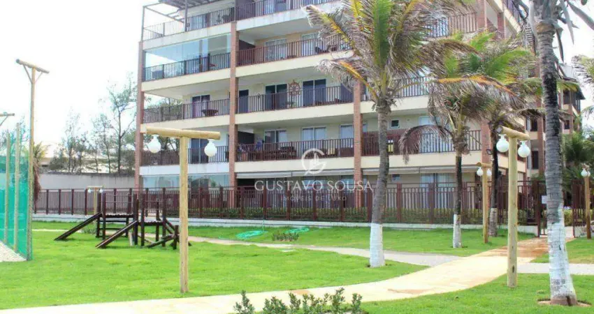 Beach living com 2 dormitórios à venda, 80 m² por r$ 790.000 - porto das dunas - aquiraz/ce