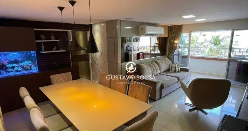 Apartamento com 3 dormitórios à venda, 115 m² por r$ 850.000 - guararapes - fortaleza/ce